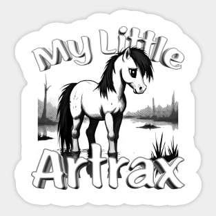cute my little artax Sticker